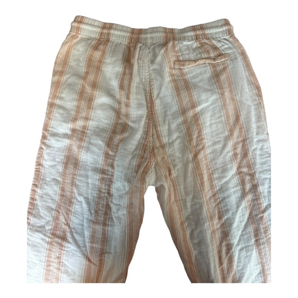 FAHERTY Topanga Pants Maple Serape Striped Lightweight Organic Cotton Size Small - Picture 9 of 10